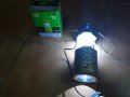 Соларна ЛЕД LED лампа с usb изход за къмпинг и риболов фенер прожектор, снимка 5