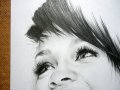 Портрет с молив "Риана", снимка 5
