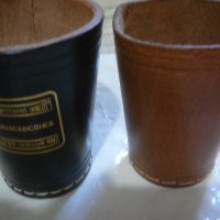 Кожени чаши за барбут, снимка 1 - Други ценни предмети - 19777803
