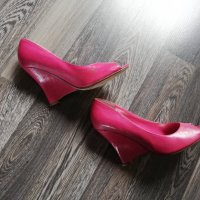Цикламени обувки, снимка 3 - Дамски елегантни обувки - 23628959
