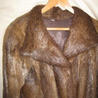 Кожено палто от норка 3/4, снимка 1 - Палта, манта - 23428197