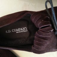 Елегантни Италиански обувки от велур Остри обувки, снимка 2 - Други - 10600239