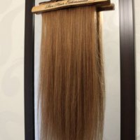 100 % естествена коса 90 гр без примеси, 45 см, клас 6А, снимка 4 - Аксесоари за коса - 23936722