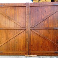  Дървени портални врати, порти, ковани врати от дъски, оградни и декоративни пана, снимка 2 - Други - 11006512