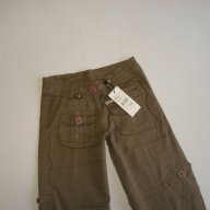 Нов ленен панталон за момиче,128 см.  , снимка 1 - Детски панталони и дънки - 16401653