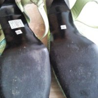 летни обувки с ток, снимка 3 - Дамски обувки на ток - 16849371