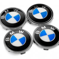  4 бр. капачки за джанти BMW 68мм 5-пинов с Лого на емблемата на BMW прахова защита, цветни за украс, снимка 1 - Аксесоари и консумативи - 21424127