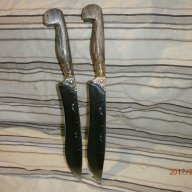 нож кулаклия с дръжка орех, снимка 2 - Ножове - 17371169
