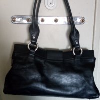 Дамски чанти от естествена черна кожа , снимка 6 - Чанти - 24748694