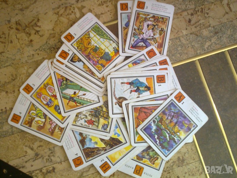  Немски карти "Гъливер" от DDR -- 32 бр., снимка 1