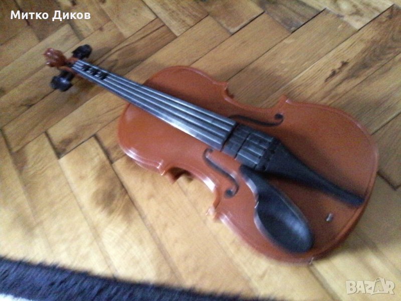 Цигулка детска на батерия-свиреща, снимка 1