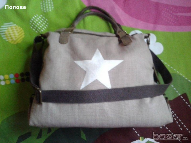 Италианска маркова голяма  чанта, снимка 1