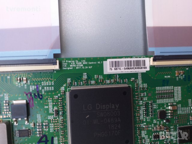 T-Con (6870C-0759B) 6871L-5496A, снимка 2 - Части и Платки - 26136399