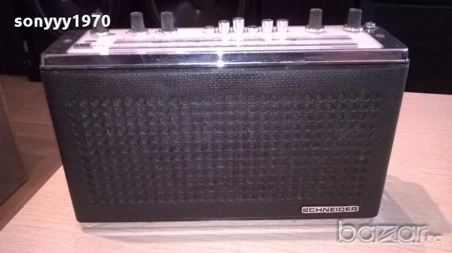 schneider ретро-made in germany-внос швеицария, снимка 3 - Ресийвъри, усилватели, смесителни пултове - 14654516
