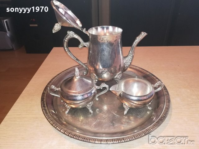 ретро комплект за сервиране на чаи/кафе-внос швеицария, снимка 10 - Колекции - 20962796