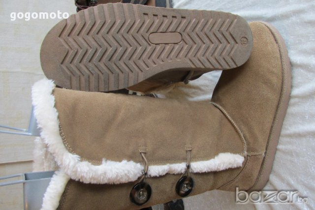 UGG аналог, топли, зимни ботуши, N- 42, 100% естественa кожа,GOGOMOTO.BAZAR.BG®, снимка 12 - Дамски ботуши - 17430414