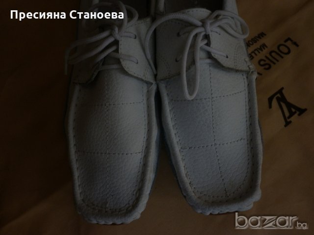 Дамски бели мокасини Мат Стар, снимка 9 - Дамски ежедневни обувки - 19106971