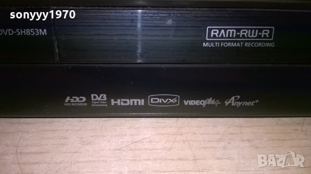 samsung dvd sh-853m hdd & dvd 160gb/hdmi-внос англия, снимка 11 - Плейъри, домашно кино, прожектори - 22817642
