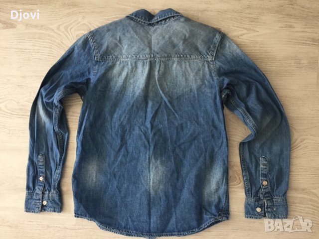 Детска дънкова ризка Н&М.  10/11г, снимка 5 - Детски ризи - 24605153