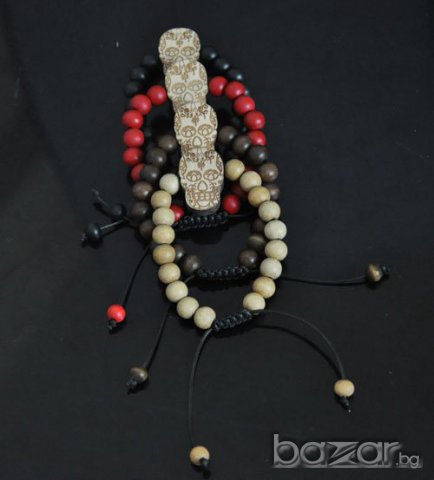 Гривна от дърво 2904 GOOD WOOD, снимка 2 - Гривни - 6320653