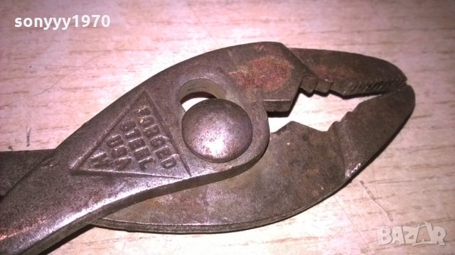 USA forged steel usa-клещи внос швеицария-16см, снимка 5 - Клещи - 24636731
