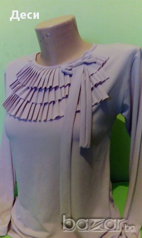 РАЗПРОДАЖБА интересна блузка-РАЗПРОДАЖБА, снимка 2 - Блузи с дълъг ръкав и пуловери - 17261373