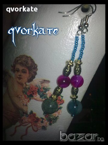 Колие и обеци Ангелски крила, снимка 3 - Бижутерийни комплекти - 9121423