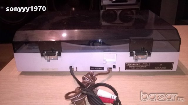 Fisher mt-m82 stereo turntable-made in japan-12volts-внос швеицария, снимка 3 - Ресийвъри, усилватели, смесителни пултове - 15259849