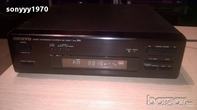 Onkyo t-409 stereo tuner-made in japan-внос швеицария, снимка 3 - Ресийвъри, усилватели, смесителни пултове - 15804349