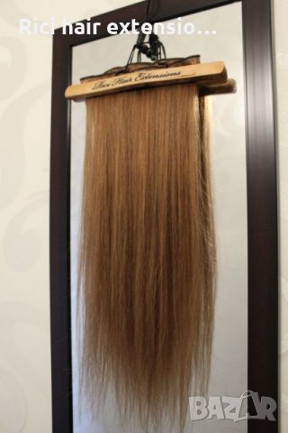 100 % естествена коса 90 гр без примеси, 45 см, клас 6А, снимка 4 - Аксесоари за коса - 23936722