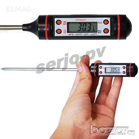 Дигитален термометър със сонда,LCD,за готвене, BBQ , снимка 4 - Други - 20886837