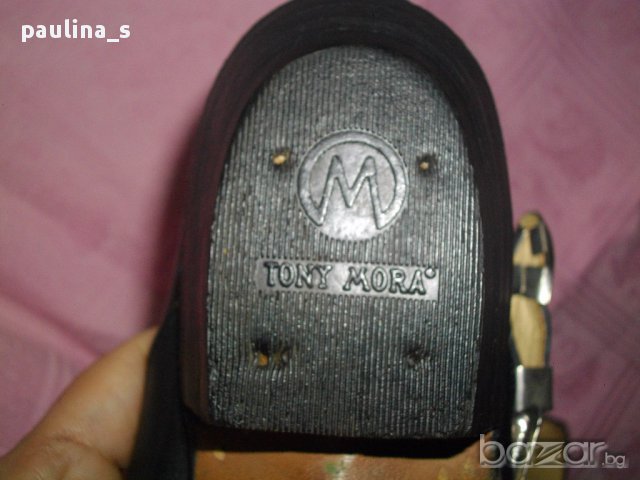 Рокерски обувки "Тony Mora” / естествена кожа / Испания , снимка 10 - Дамски обувки на ток - 14579194
