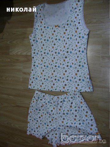 Key - памучна пижама с боксерки, снимка 3 - Нощници - 13617089