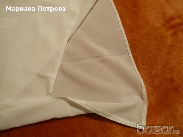Дамска блуза №50 - синтетична коприна с бродерия, снимка 4 - Ризи - 17232208