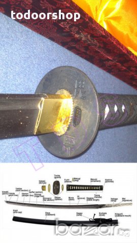 Самурайски меч Katana боен самурайски меч Катана, снимка 5 - Други ценни предмети - 13222914