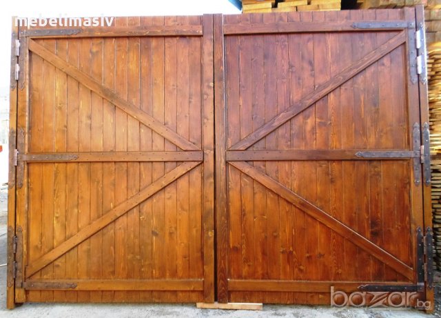  Дървени портални врати, порти, ковани врати от дъски, оградни и декоративни пана, снимка 2 - Други - 11006512