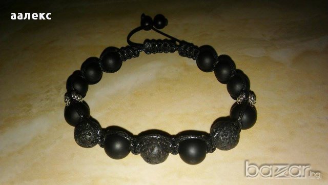 Ръчно изработена гривна Шамбала  за мъже