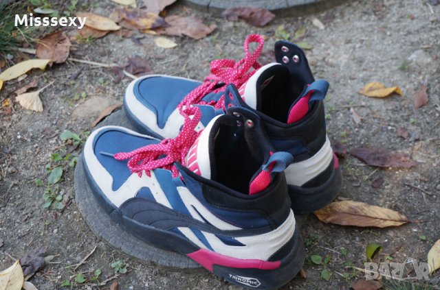 ПРОМО 🍊 PUMA № 37 🍊 Оригинални спортни обувки в тъмно синьо от ест. кожа нови с кутия, снимка 8 - Кецове - 22403373