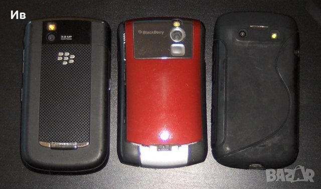 Продавам три броя работещи телефона BlackBerry, снимка 2 - Blackberry - 23103805
