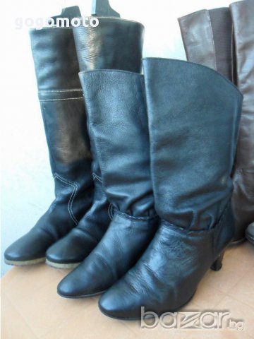 дамски 36 -37 кожени ботуши,100% естествена кожа, GOGOMOTO.BAZAR.BG , снимка 9 - Дамски ботуши - 13246371