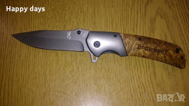Сгъваем нож Browning, снимка 3 - Ножове - 21718307