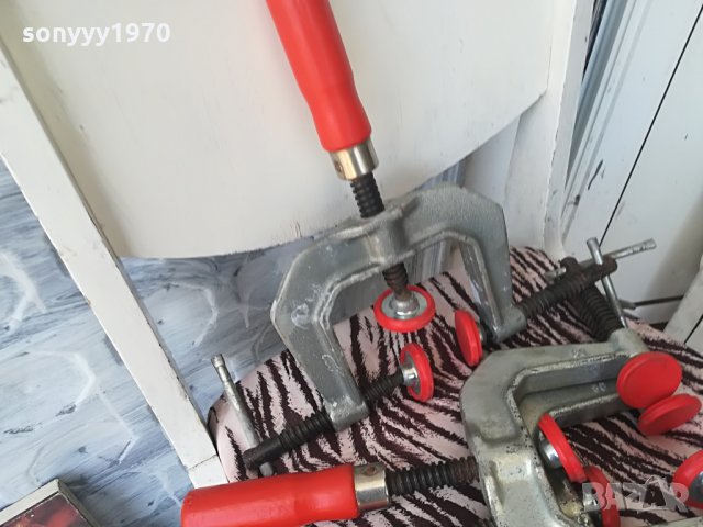 bessey-germany-яки стяги 40х40см-с захват 9см-внос швеицария, снимка 7 - Стяги - 24578751