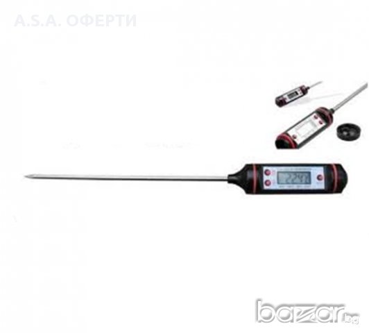  Дигитален Кухненски Термометър с 15см сонда / Готвене, снимка 3 - Прибори за хранене, готвене и сервиране - 8345434