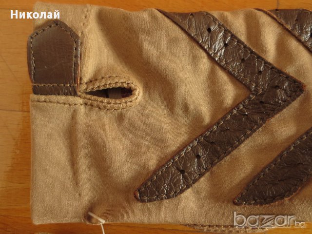 Isotoner Gloves 80s Vintage Brown 2, снимка 5 - Ръкавици - 17191955