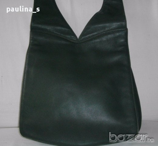 Италианска чанта / cross shuolder & body bag "Fausto Santini" / естествена кожа, снимка 3 - Чанти - 14727601
