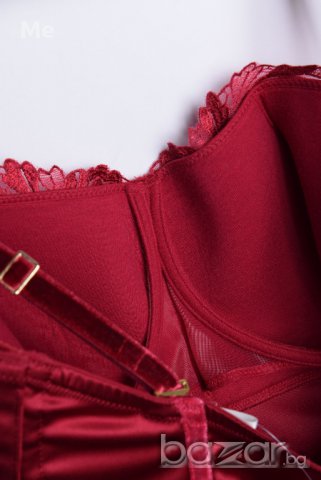 Valisere Корсет в червено размер 70 Е нов, с етикети, снимка 2 - Бельо - 15146299