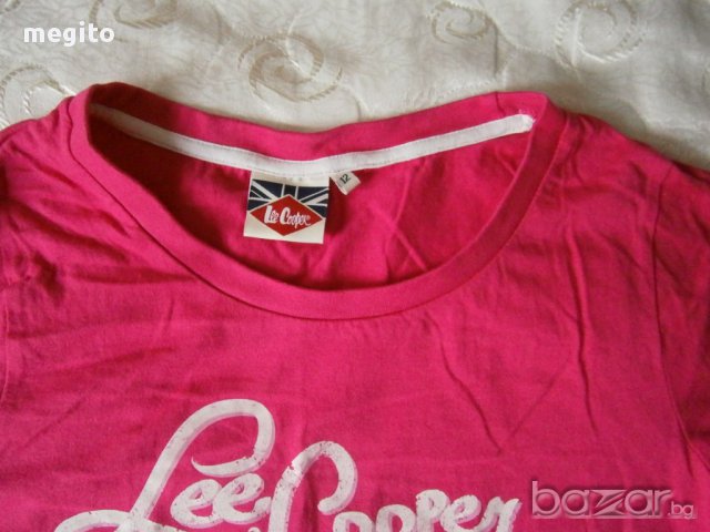 Нова дамска тениска Lee Cooper - размер UK10 / 38 EU / M, снимка 2 - Тениски - 16640307