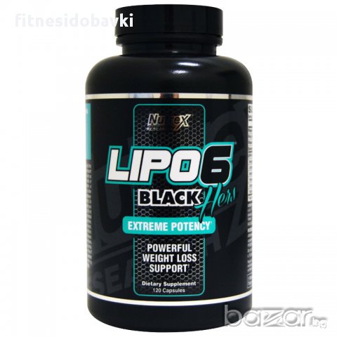 Nutrex Lipo-6 Black Hers Extreme Potency 120 Liquid Capsules, снимка 1 - Хранителни добавки - 9516847