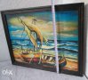 Картина с рамка - морски пейзаж, лодки, море, маринистика, снимка 6
