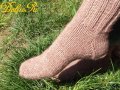 Плетени чорапи ,,Мека топлина в бежово", снимка 6